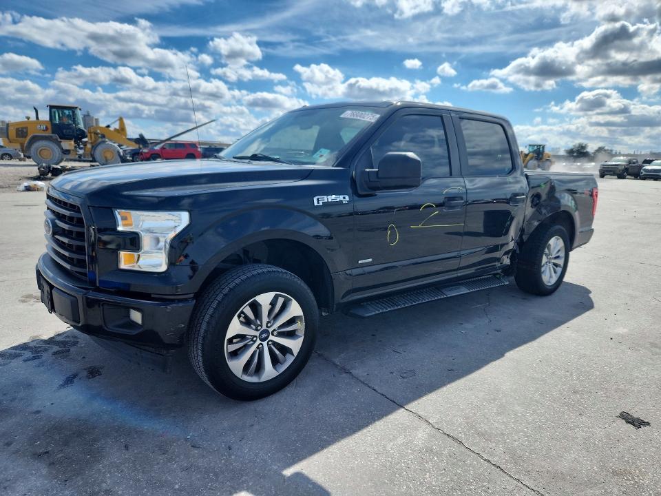 FORD F150 2017 with VIN 1FTEW1CP1HFA93395 - Photo from auction