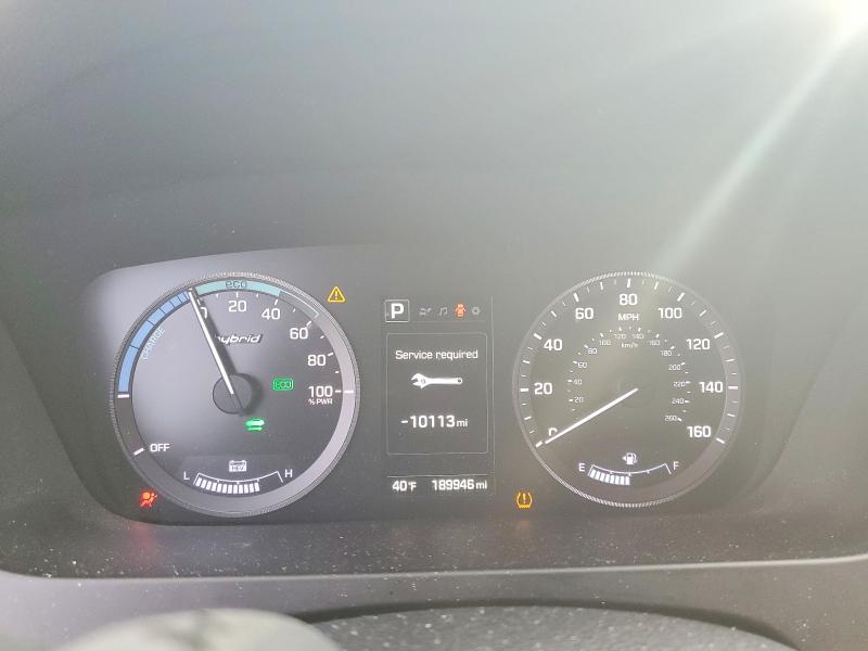 Photo 9 from auction – 2017 HYUNDAI SONATA HYB with VIN KMHE34L37HA075208