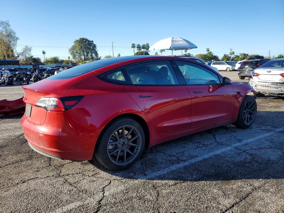 Photo 3 from auction – 2023 TESLA MODEL 3 with VIN 5YJ3E1EA7PF664734