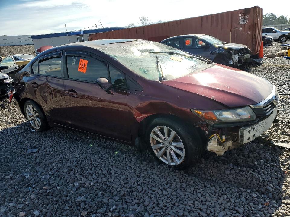 Photo 4 from auction – 2012 HONDA CIVIC with VIN 19XFB2F84CE100109