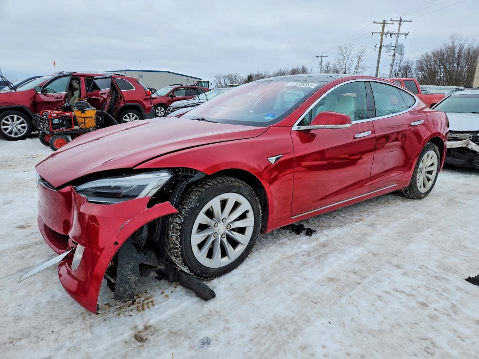 TESLA MODEL S 2017 with VIN 5YJSA1E28HF180167 - Photo from auction