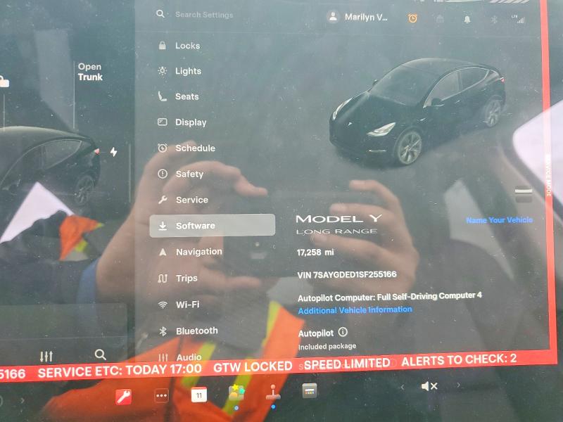 Photo 9 from auction – 2025 TESLA MODEL Y with VIN 7SAYGDED1SF255166