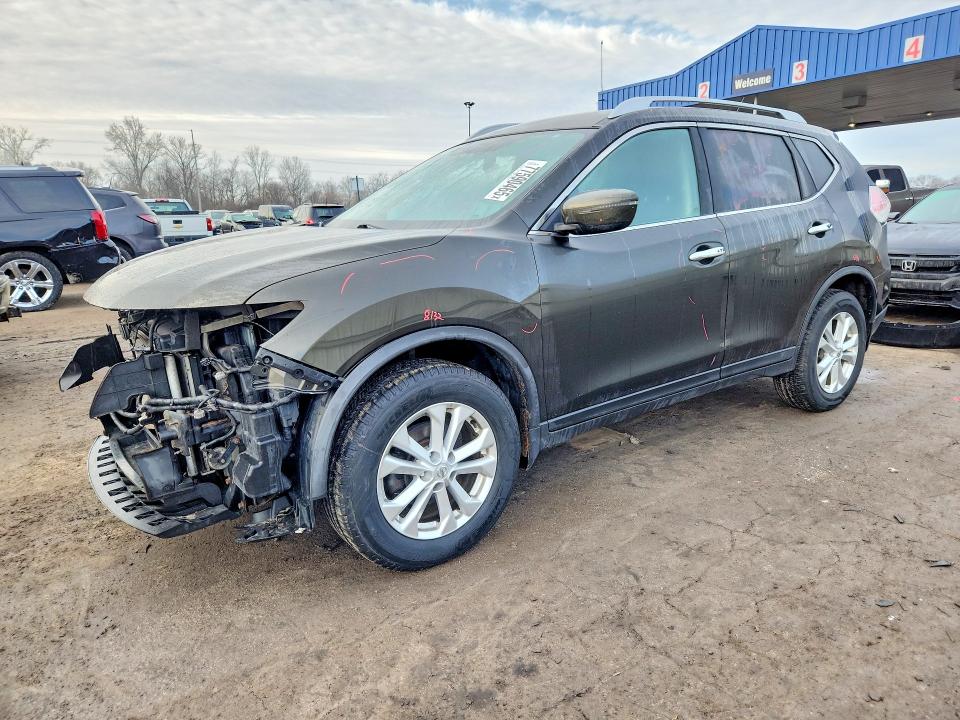 NISSAN ROGUE S 2016 with VIN KNMAT2MV7GP671793 - Photo from auction