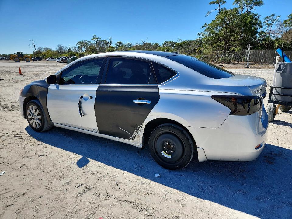 Photo 2 from auction – 2015 NISSAN SENTRA S with VIN 3N1AB7AP3FY338092