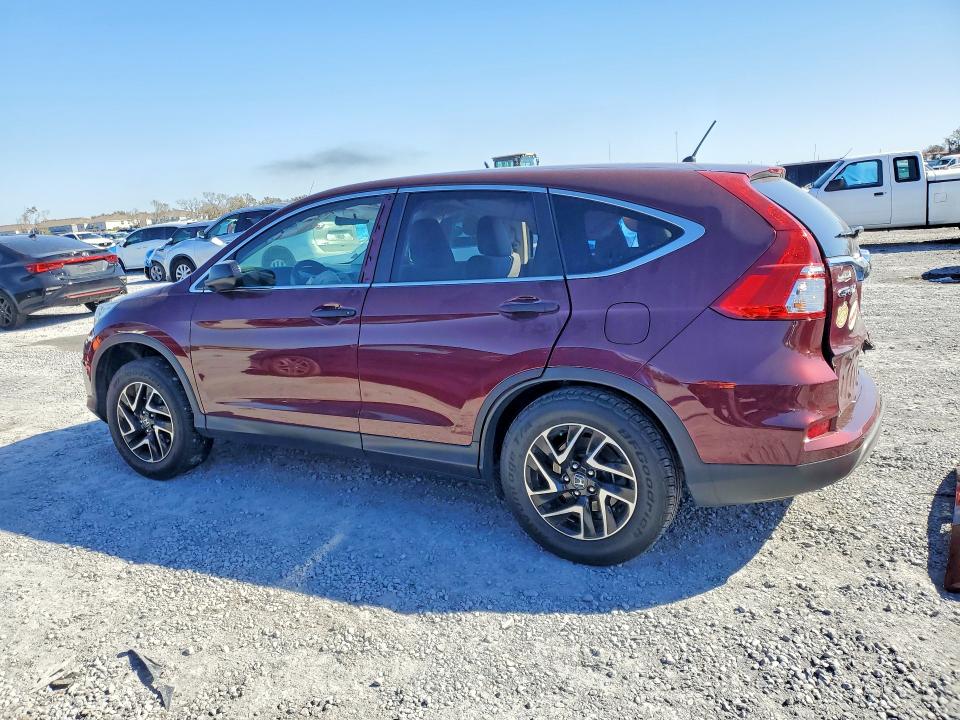 Photo 2 from auction – 2016 HONDA CR-V SE with VIN 2HKRM3H43GH534904