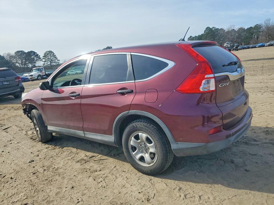 Photo 2 from auction – 2015 HONDA CR-V LX with VIN 2HKRM3H33FH548372