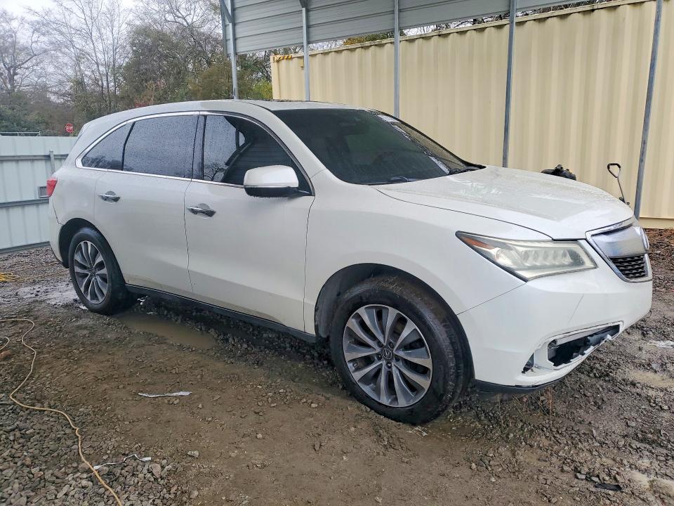 Photo 4 from auction – 2016 ACURA MDX TECHNO with VIN 5FRYD3H45GB017337