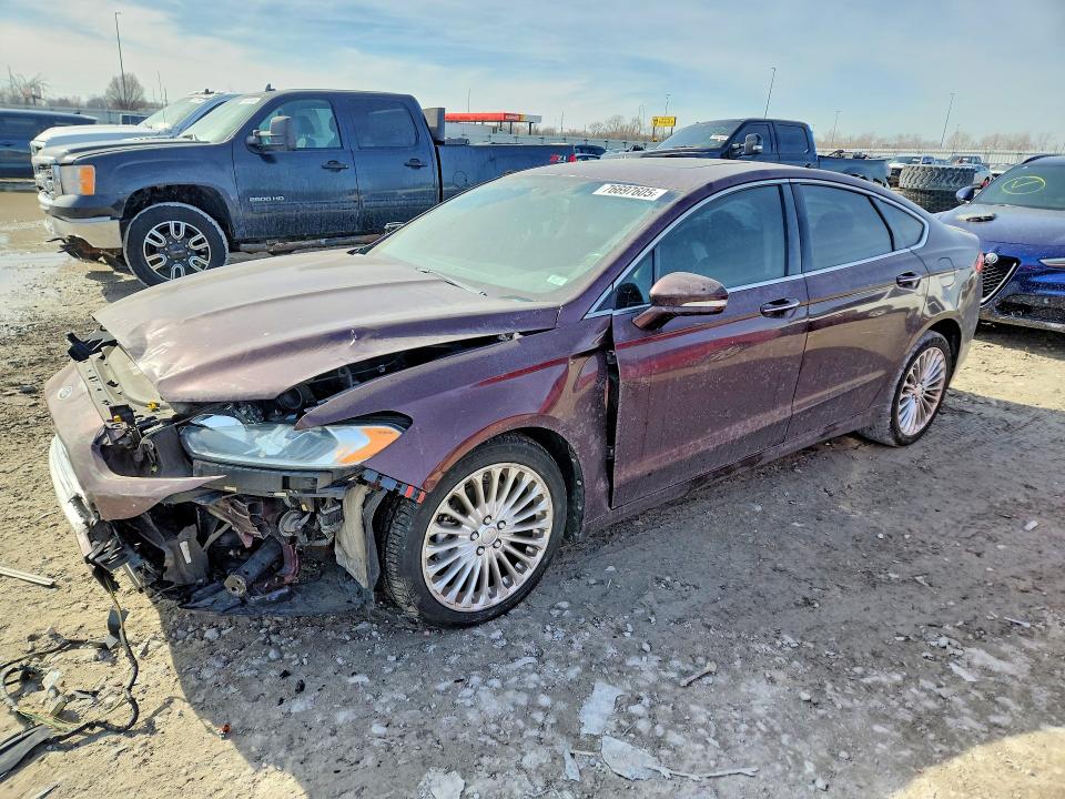 FORD FUSION 2013 with VIN 3FA6P0K9XDR222994 - Photo from auction