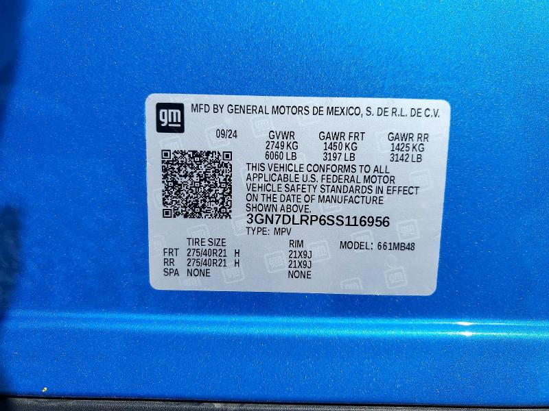Photo 14 from auction – 2025 CHEVROLET EQUINOX with VIN 3GN7DLRP6SS116956