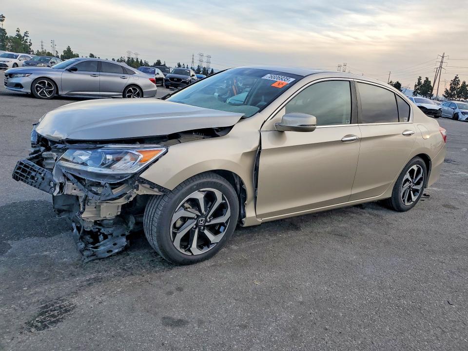 Photo 1 from auction – 2017 HONDA ACCORD EX with VIN 1HGCR2F74HA005163
