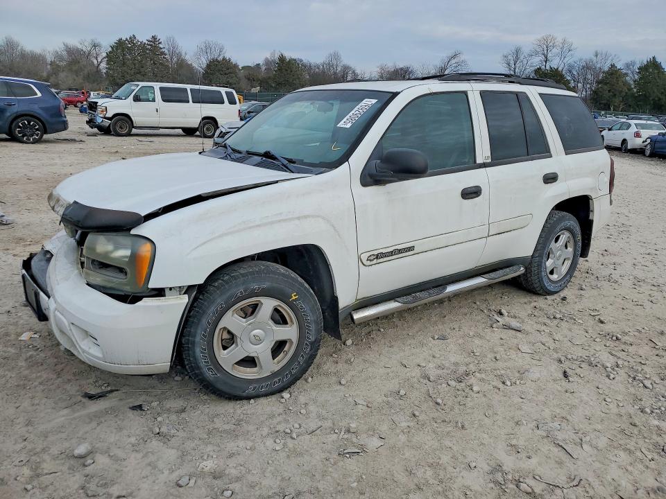 Photo 1 from auction – 2002 CHEVROLET TRAILBLAZE with VIN 1GNDS13S622176693