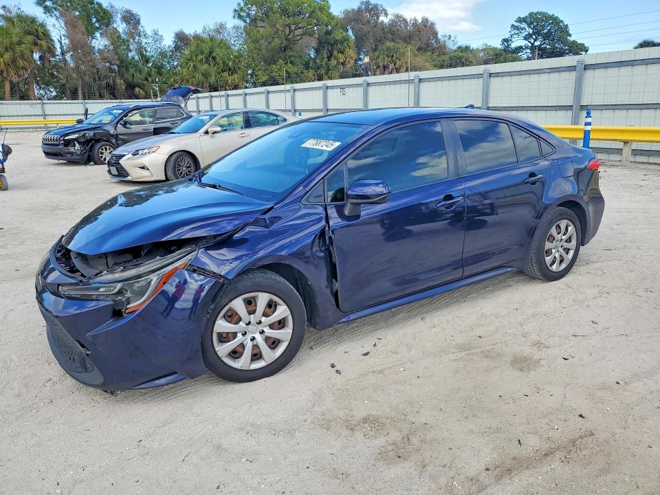 TOYOTA COROLLA 2021 with VIN JTDEPMAE8MJ155527 - Photo from auction