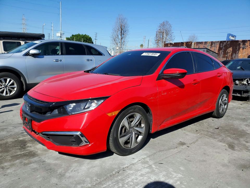 HONDA CIVIC LX 2019 with VIN 2HGFC2F67KH531107 - Photo from auction