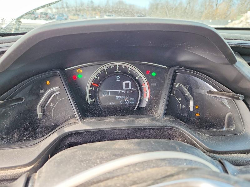 Photo 9 from auction – 2016 HONDA CIVIC LX with VIN 19XFC2F50GE242921