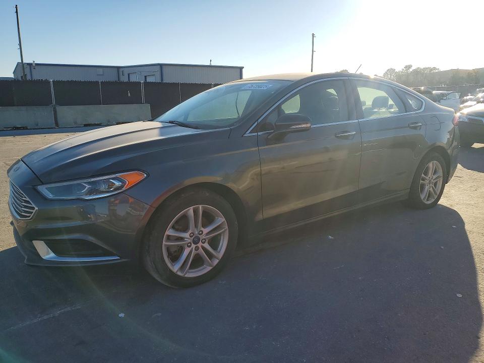 FORD FUSION SE 2018 with VIN 3FA6P0HD5JR171041 - Photo from auction
