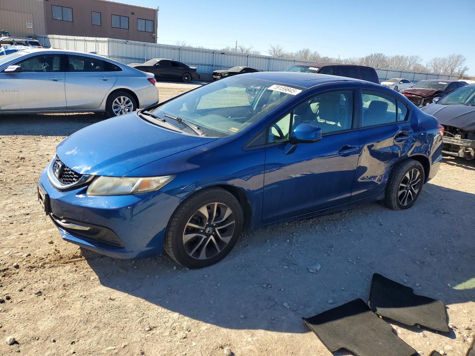 HONDA CIVIC 2013 مع رقم تعريف المركبة 19XFB2F8XDE090669 - صورة من المزاد