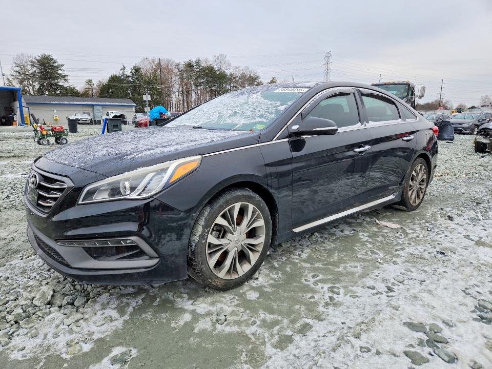 HYUNDAI SONATA 2017 with VIN 5NPE34AB5HH494004 - Photo from auction