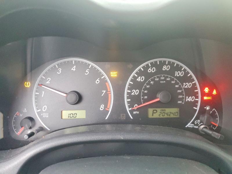 Photo 9 from auction – 2009 TOYOTA COROLLA with VIN 1NXBU40E69Z111458
