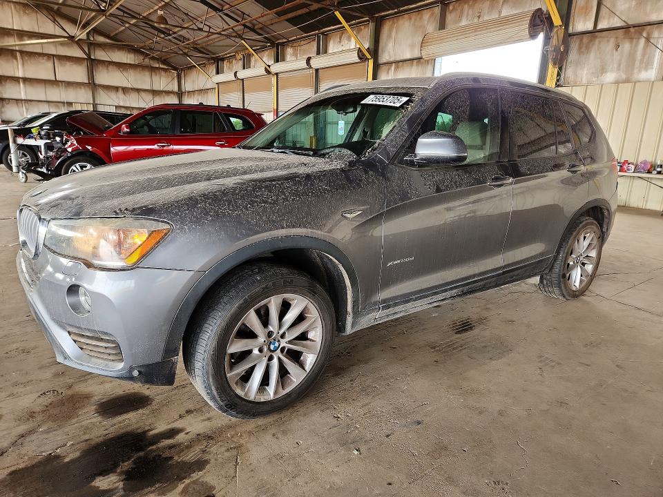 BMW X3 XDRIVE2 2015 with VIN 5UXWY3C58F0E96347 - Photo from auction