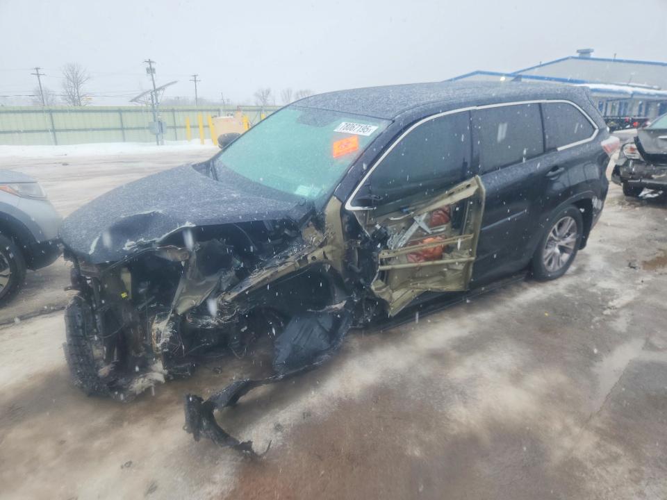 TOYOTA HIGHLANDER 2016 with VIN 5TDBKRFH7GS290393 - Photo from auction