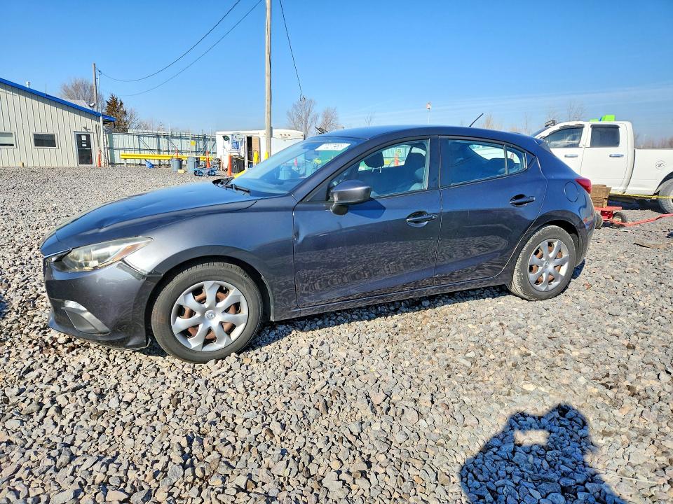 MAZDA 3 2014 with VIN JM1BM1K76E1137524 - Photo from auction