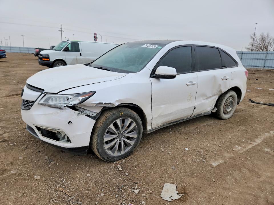 ACURA MDX 2014 with VIN 5FRYD4H49EB042177 - Photo from auction