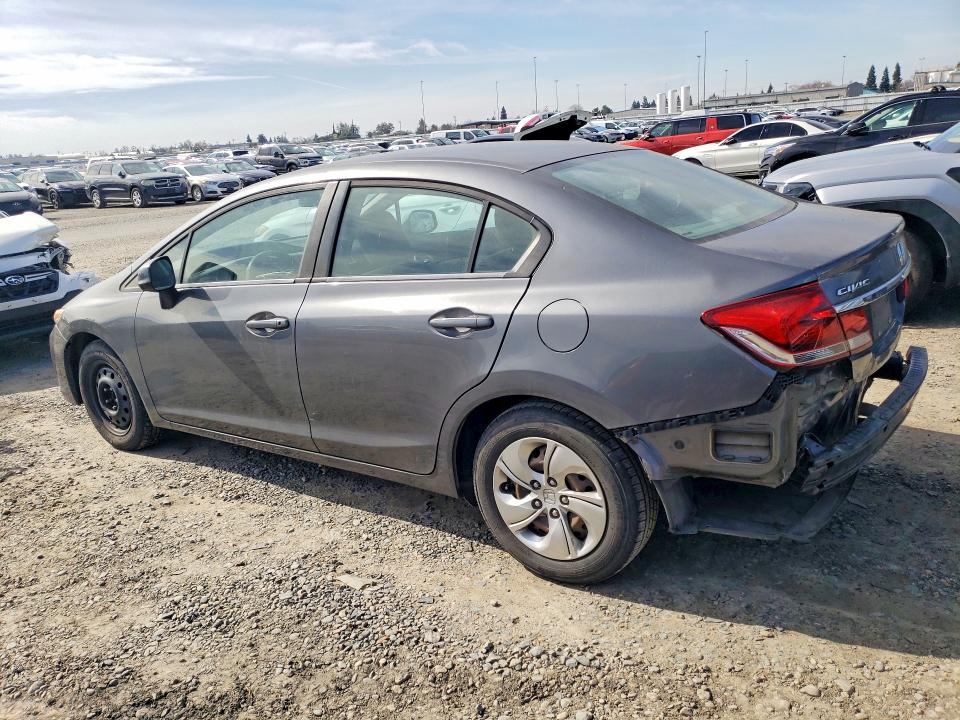 Foto 2 de la subasta – 2013 HONDA CIVIC con VIN 19XFB2F59DE262549