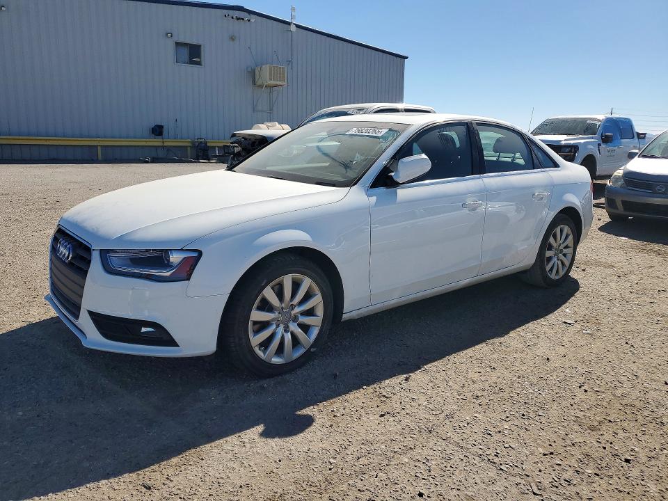 AUDI A4 2013 with VIN WAUAFAFL4DN048701 - Photo from auction