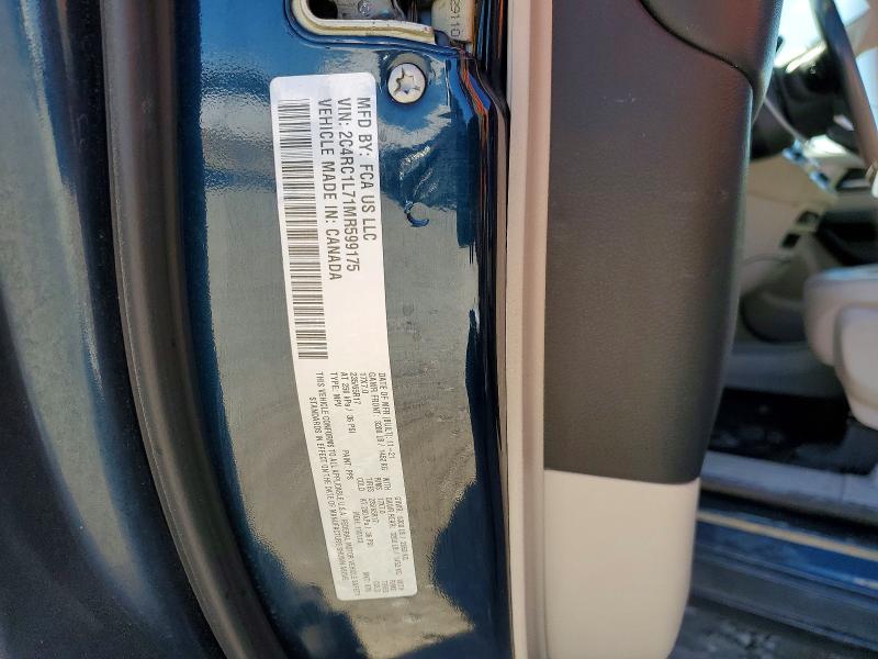 Photo 14 from auction – 2021 CHRYSLER PACIFICA with VIN 2C4RC1L71MR599175