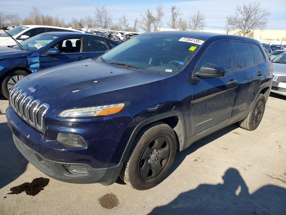 JEEP CHEROKEE S 2015 with VIN 1C4PJLAB5FW591395 - Photo from auction