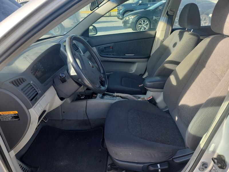 Photo 7 from auction – 2005 KIA SPECTRA with VIN KNAFE161855090619