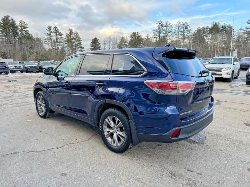 Photo 3 from auction – 2014 TOYOTA HIGHLANDER with VIN 5TDBKRFH9ES015086