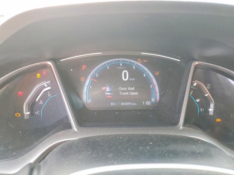 Photo 9 from auction – 2020 HONDA CIVIC with VIN 19XFC1F31LE219523