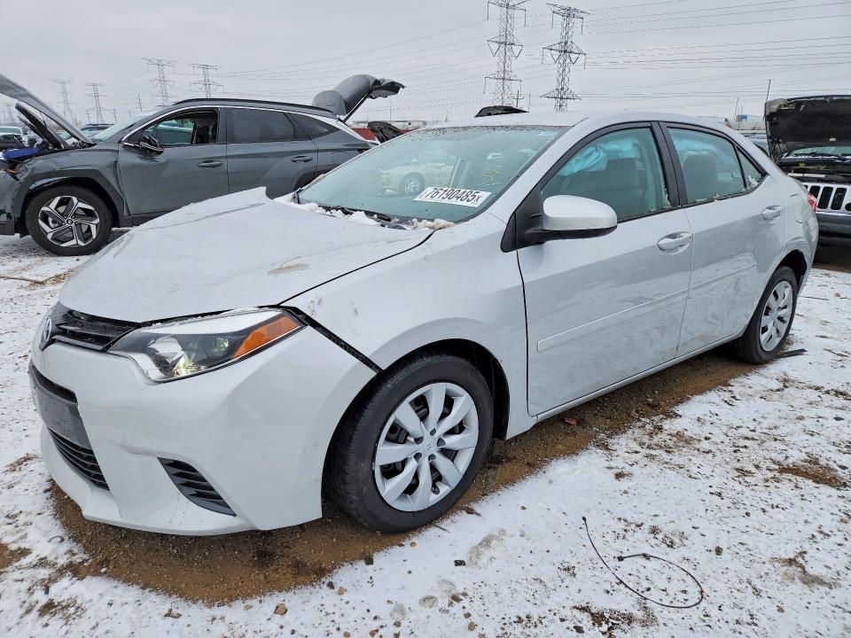 TOYOTA COROLLA L 2016 with VIN 2T1BURHEXGC672181 - Photo from auction