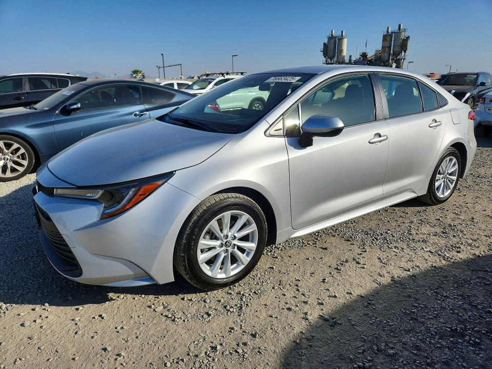 TOYOTA COROLLA LE 2025 with VIN JTDB4MEE6SJ019996 - Photo from auction