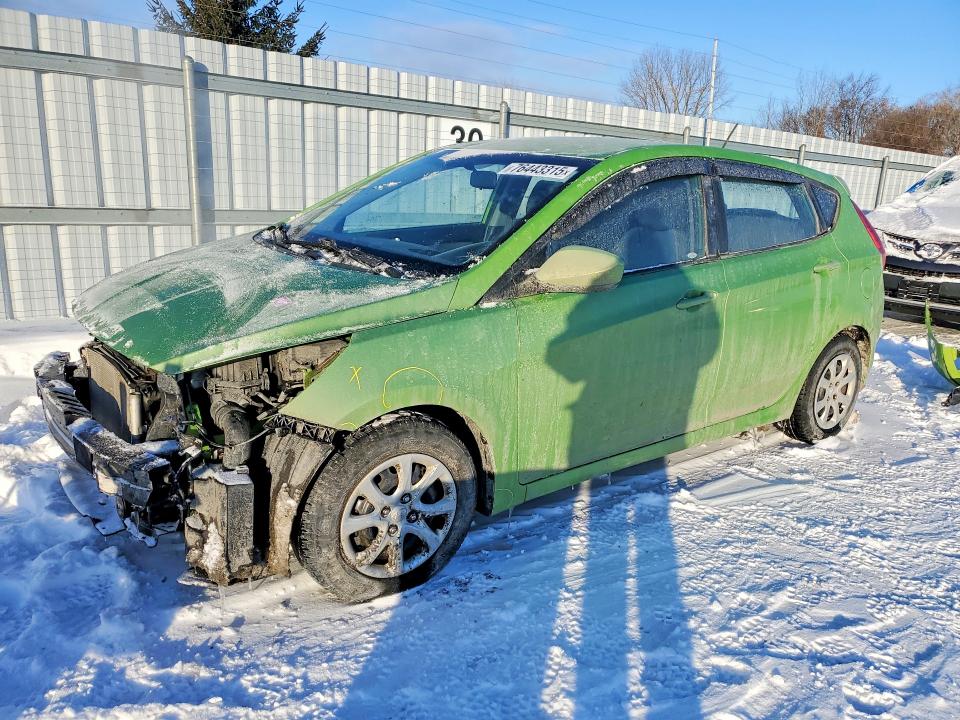 HYUNDAI ACCENT GLS 2013 with VIN KMHCT5AE5DU123220 - Photo from auction