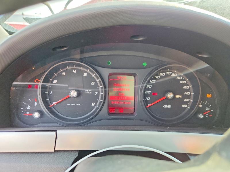Photo 9 from auction – 2009 PONTIAC G8 with VIN 6G2ER57739L233160