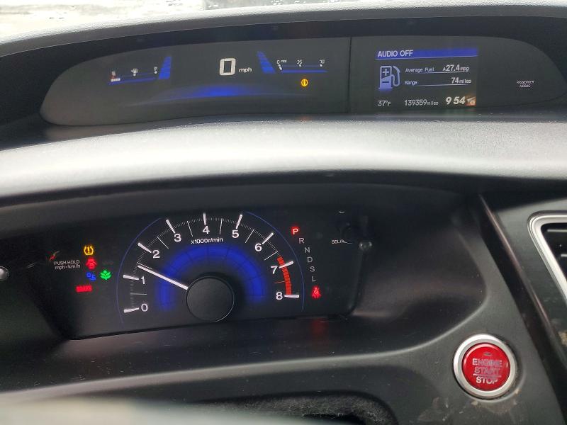 Photo 9 from auction – 2014 HONDA CIVIC with VIN 2HGFB2F85EH535438