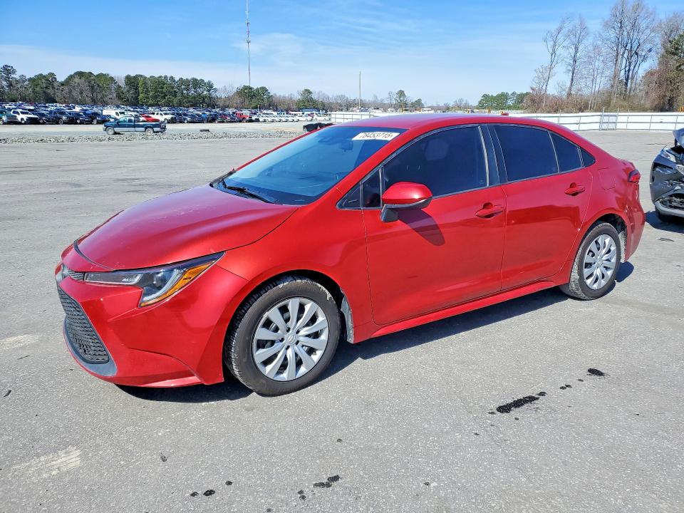 TOYOTA COROLLA 2020 with VIN 5YFEPRAE7LP107783 - Photo from auction