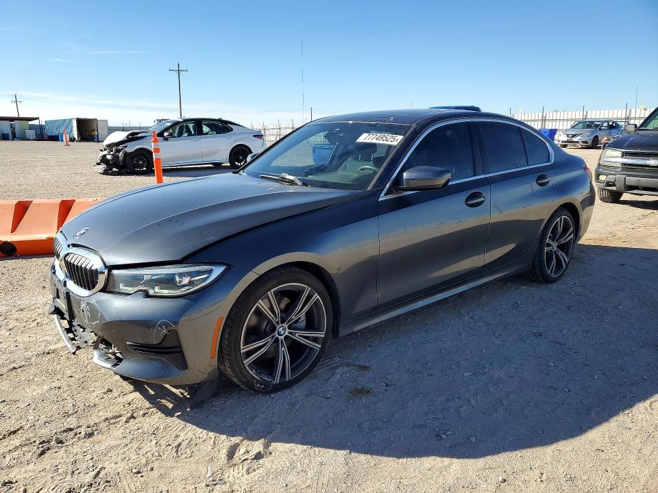 BMW 330I 2020 with VIN 3MW5R1J03L8B33665 - Photo from auction