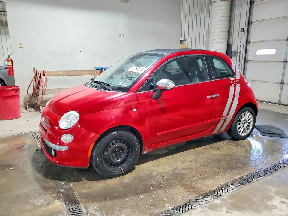 FIAT 500 LOUNGE 2012 with VIN 3C3CFFER6CT383458 - Photo from auction