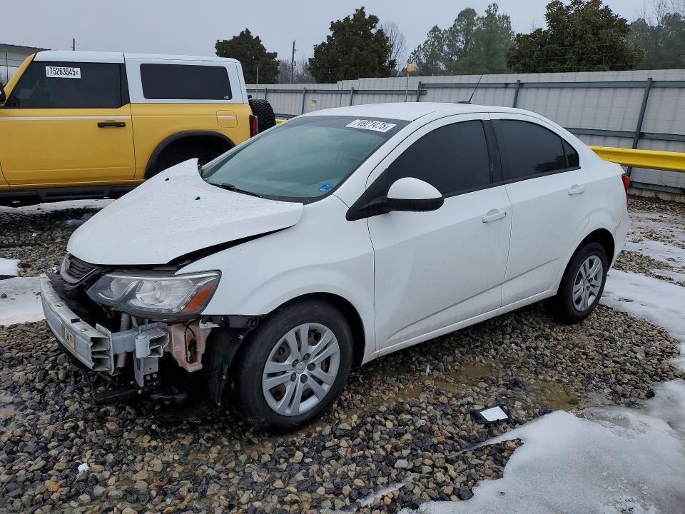 CHEVROLET SONIC LS 2017 with VIN 1G1JB5SH2H4146850 - Photo from auction