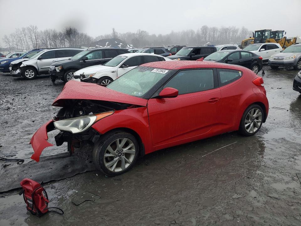 HYUNDAI VELOSTER 2016 with VIN KMHTC6AD0GU284155 - Photo from auction