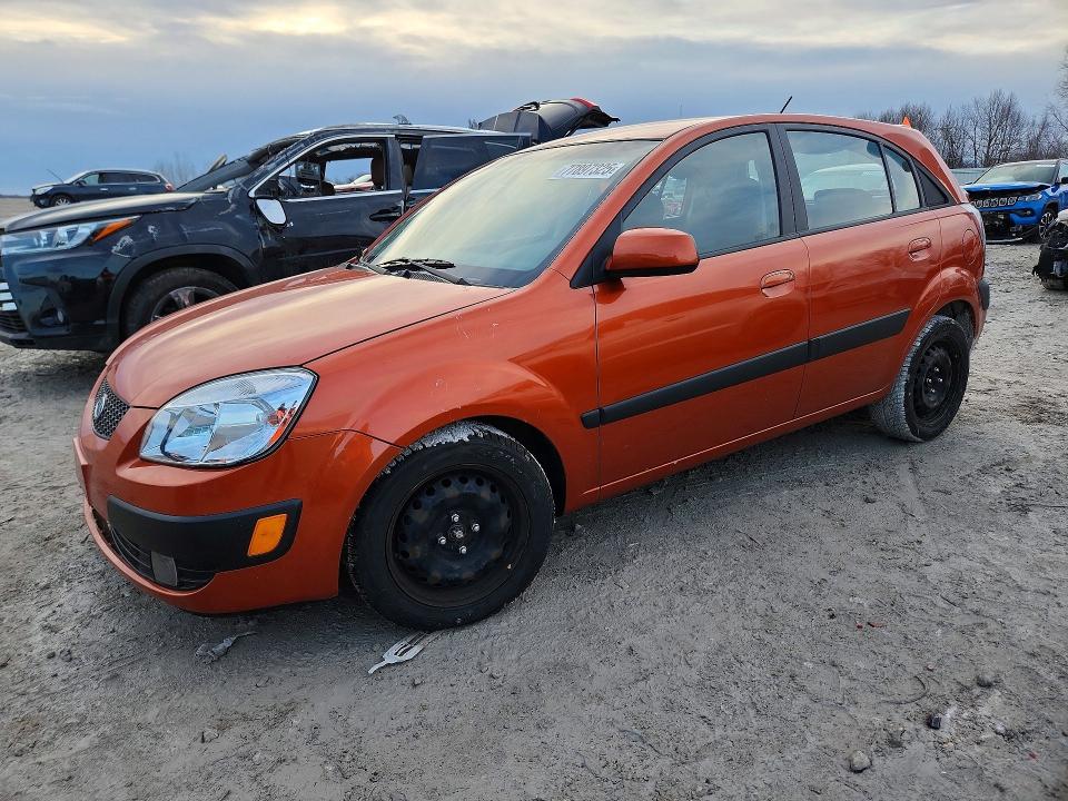 KIA RIO 5 SX 2007 with VIN KNADE163X76217490 - Photo from auction