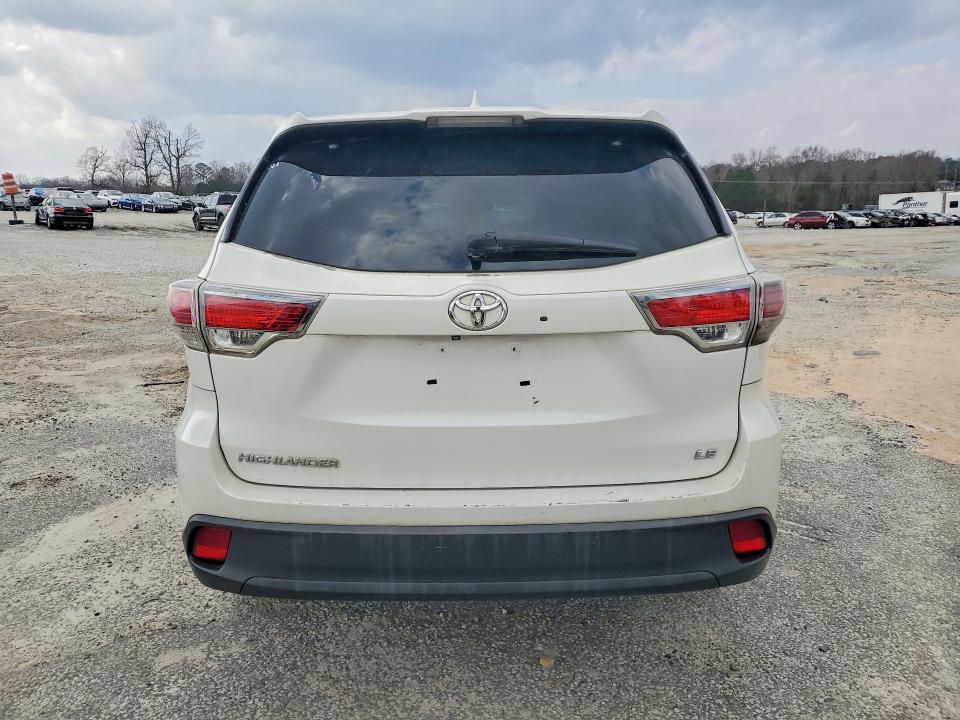 Photo 6 from auction – 2016 TOYOTA HIGHLANDER with VIN 5TDZKRFH2GS145387