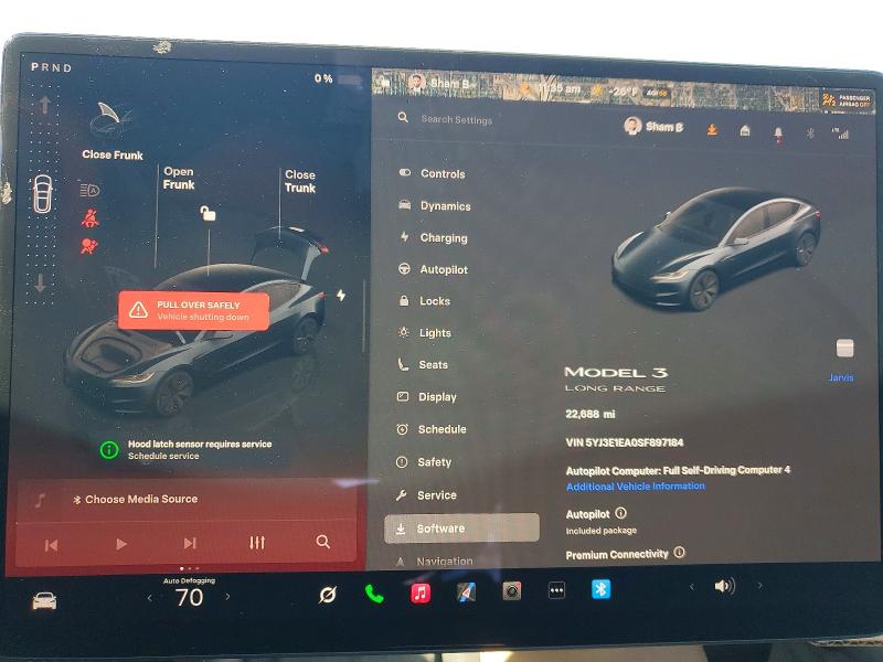 Photo 9 from auction – 2025 TESLA MODEL 3 with VIN 5YJ3E1EA0SF897184