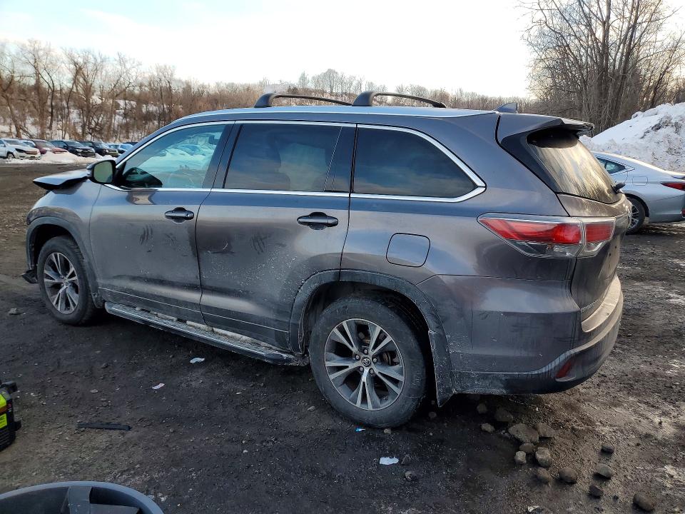 Photo 2 from auction – 2016 TOYOTA HIGHLANDER with VIN 5TDJKRFHXGS266293