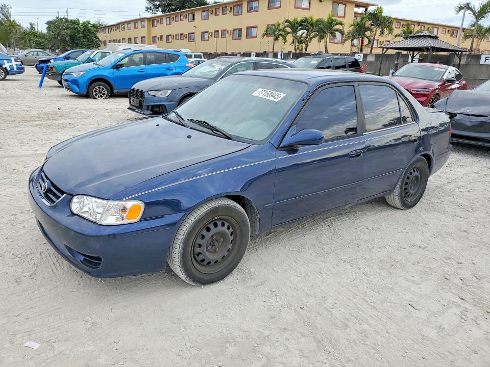 TOYOTA COROLLA CE 2002 with VIN 1NXBR12E72Z607842 - Photo from auction