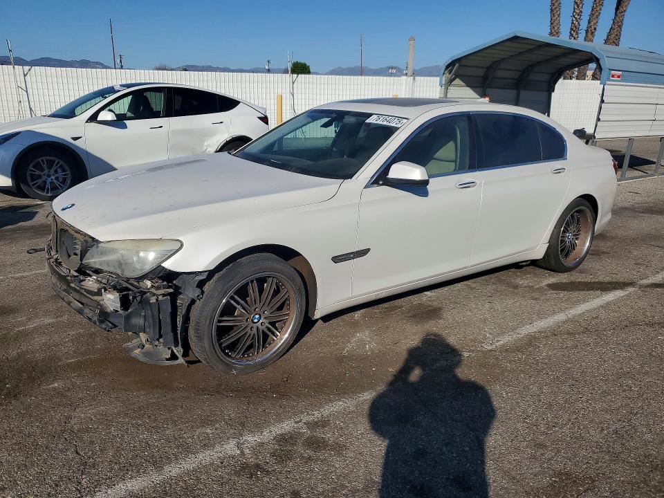 BMW 740 2012 with VIN WBAKB4C52CC576903 - Photo from auction