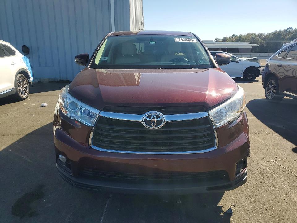 Photo 5 from auction – 2014 TOYOTA HIGHLANDER with VIN 5TDZKRFH8ES020813